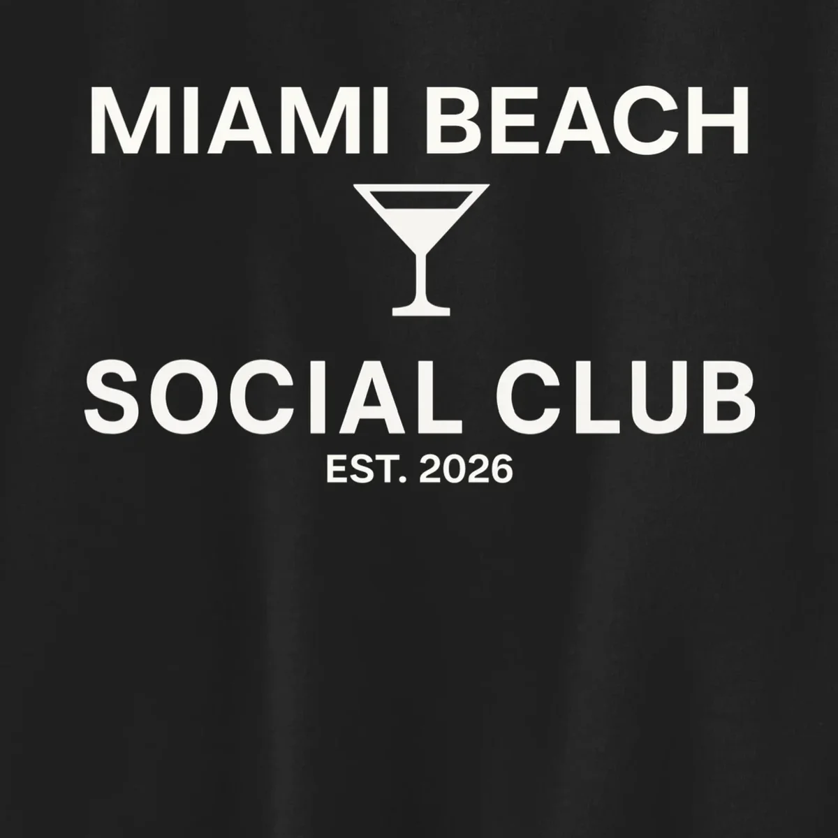 Custom Place Social Club Bachelorette Kids Sweatshirt - Front - Close-up