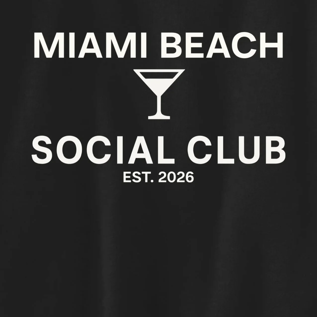 Custom Place Social Club Bachelorette Kids Sweatshirt - Front - Close-up