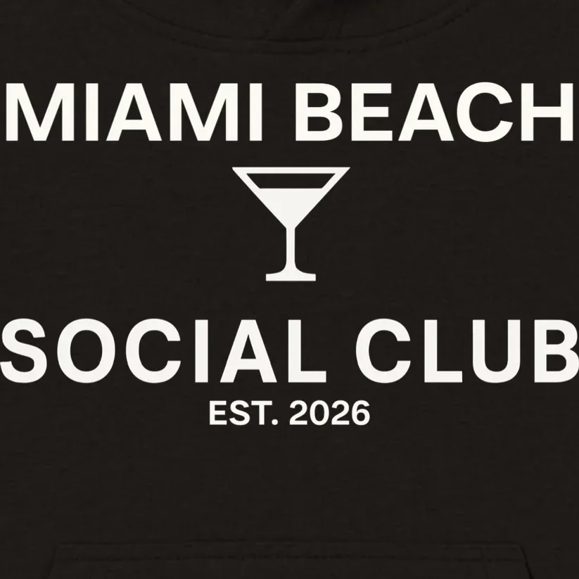 Custom Place Social Club Bachelorette Kids Hoodie - Front - Close-up