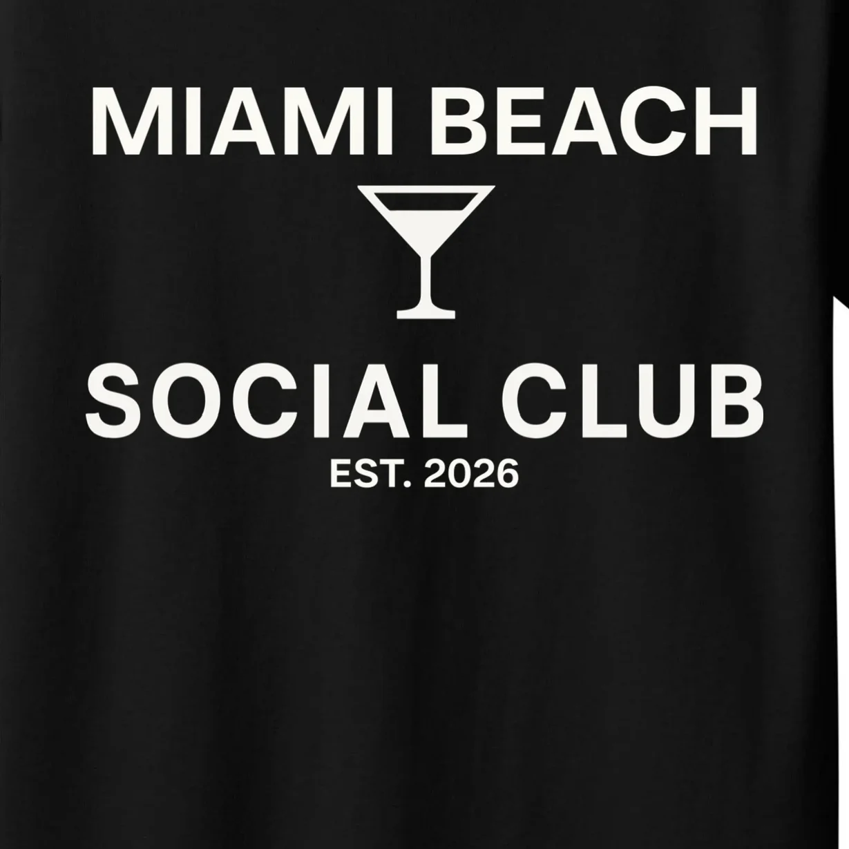 Custom Place Social Club Bachelorette Kids T-Shirt - Front - Close-up
