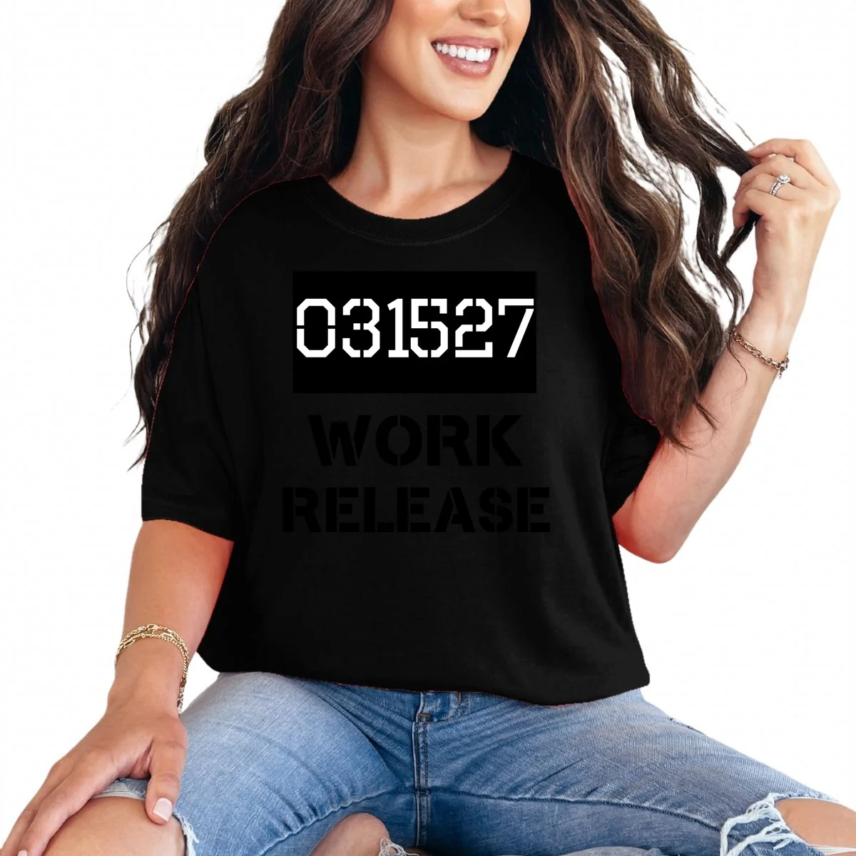 Custom Retirement Date Prisoner Work Release Jail Personalized T-Shirt - Front