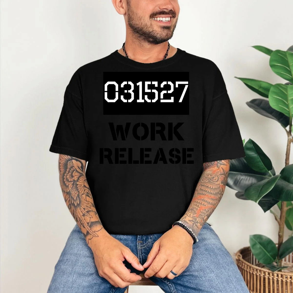 Custom Retirement Date Prisoner Work Release Jail Personalized T-Shirt - Front 2
