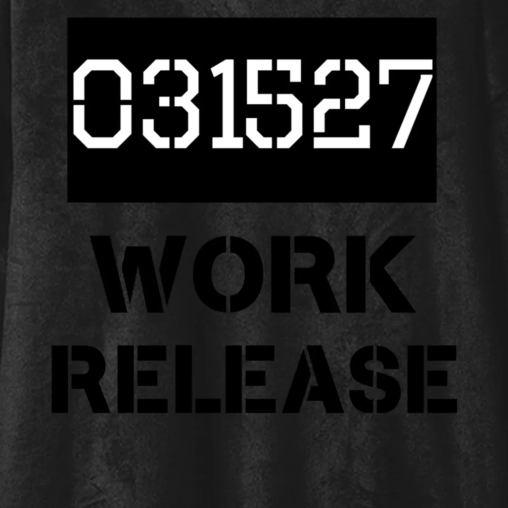 Custom Retirement Date Prisoner Work Release Jail Personalized Hooded Blanket - Front - Close-up
