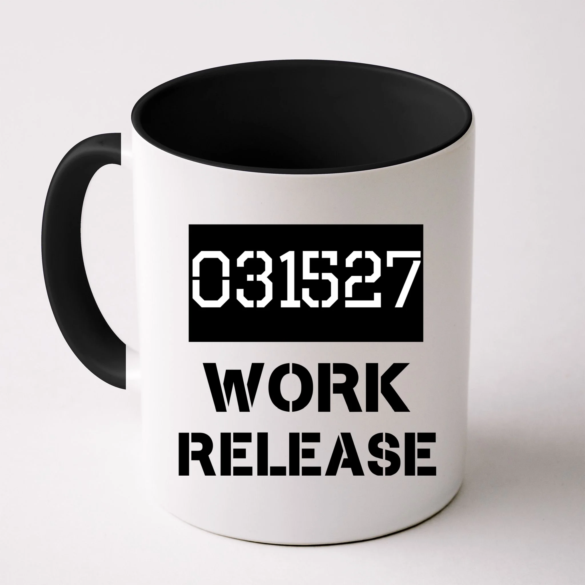 Custom Retirement Date Prisoner Work Release Jail Personalized Mug - Front