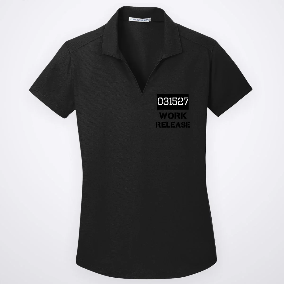 Custom Retirement Date Prisoner Work Release Jail Personalized Women's Polo - Front