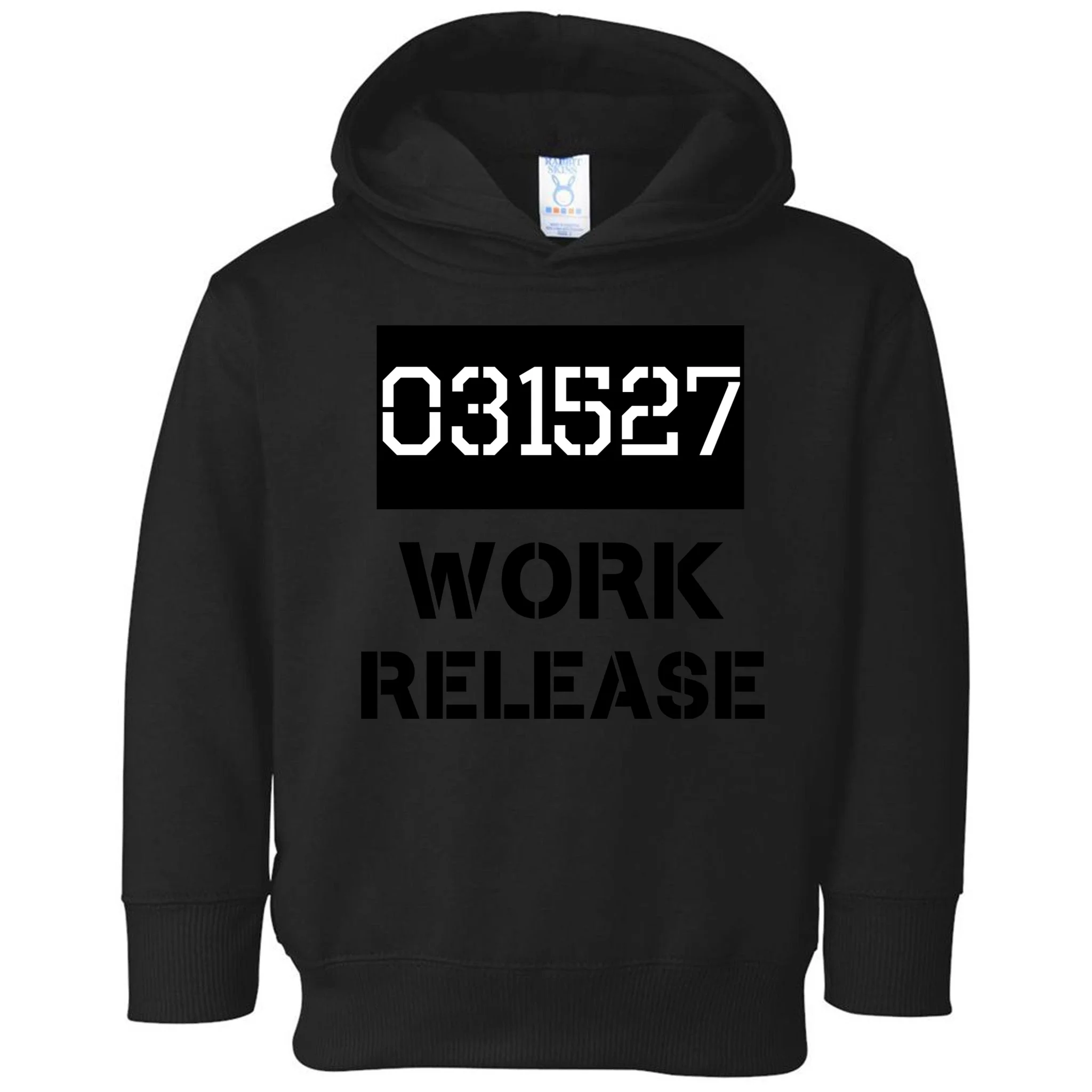 Custom Retirement Date Prisoner Work Release Jail Personalized Toddler Hoodie - Front