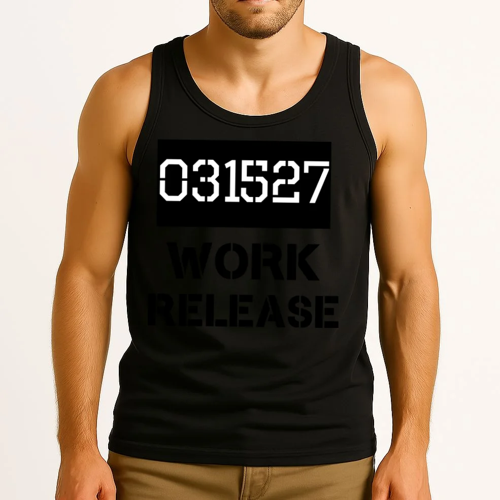 Custom Retirement Date Prisoner Work Release Jail Personalized Tank Top - Front 2