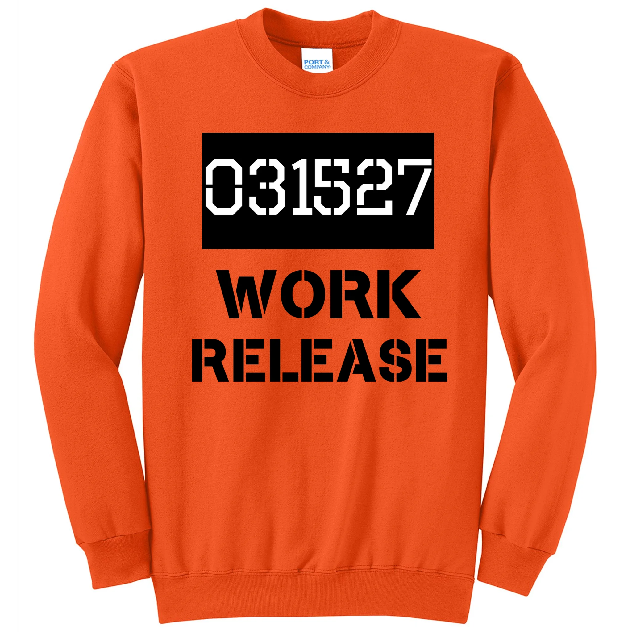 Custom Retirement Date Prisoner Work Release Jail Personalized Men's Sweatshirt - Front