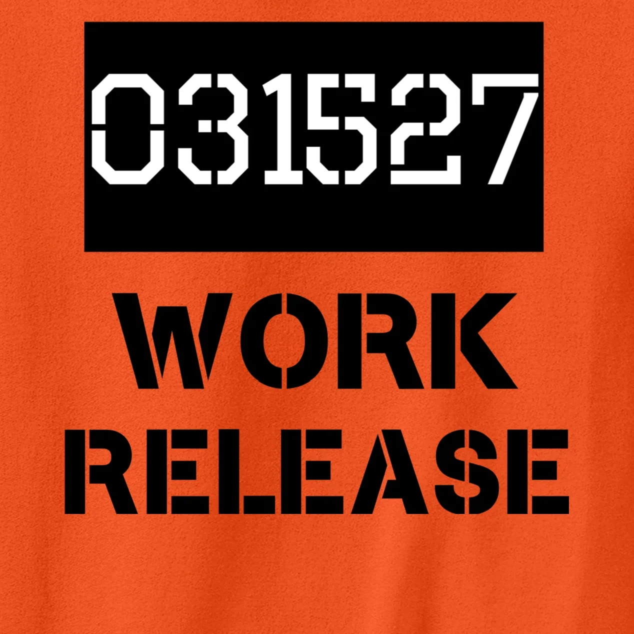 Custom Retirement Date Prisoner Work Release Jail Personalized Men's Sweatshirt - Front - Close-up