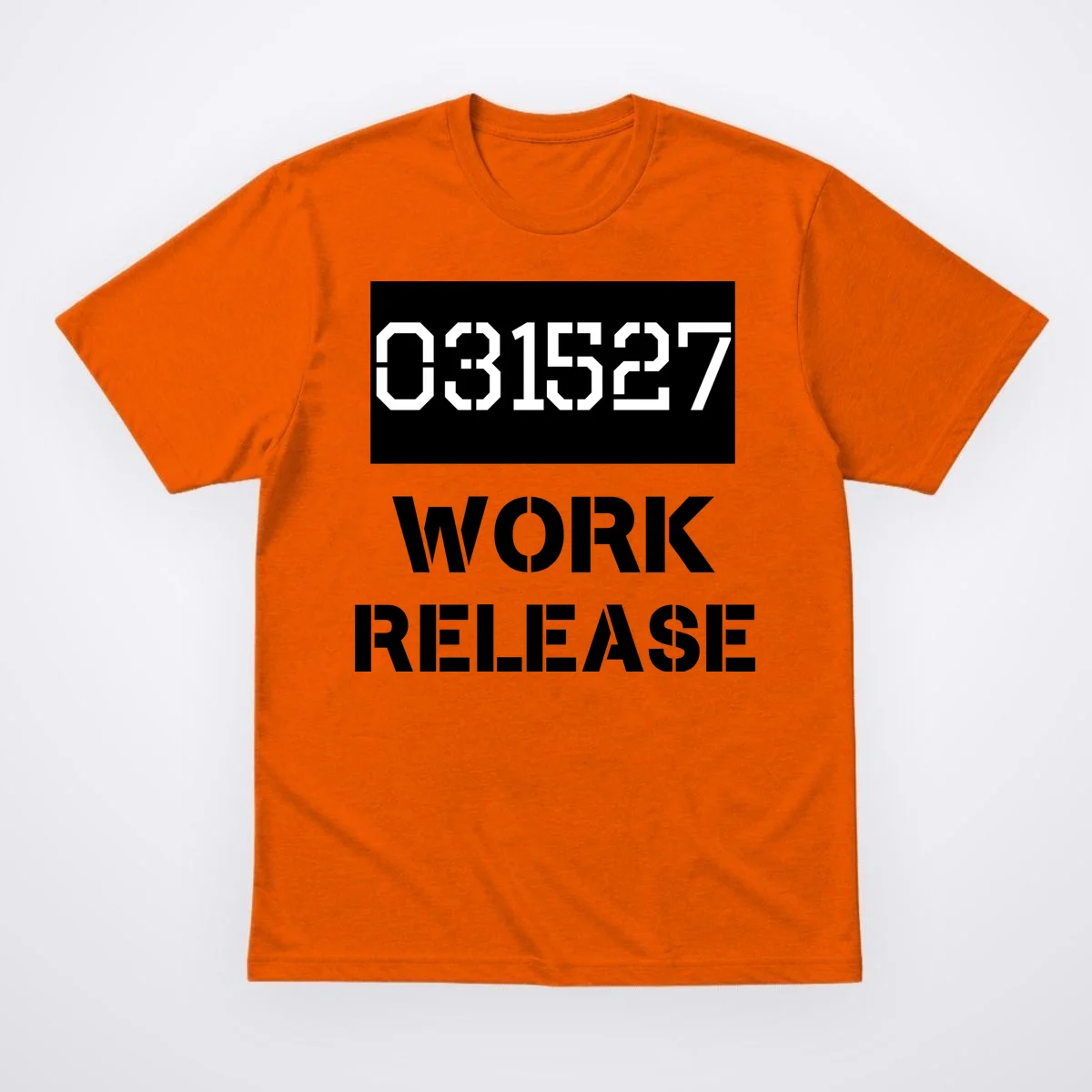 Custom Retirement Date Prisoner Work Release Jail Personalized T-Shirt - Front