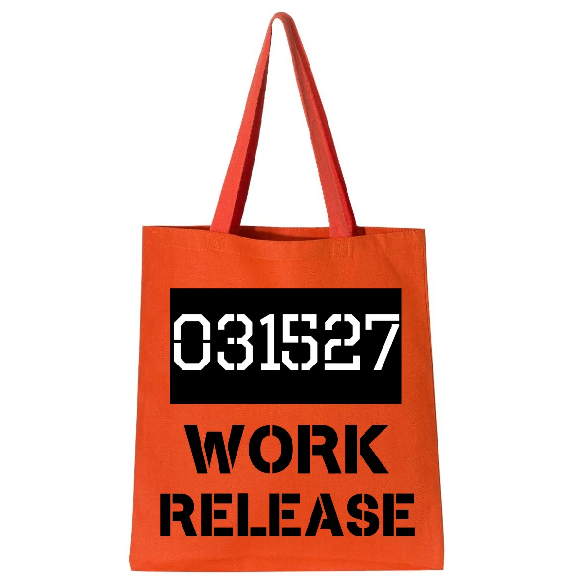 Custom Retirement Date Prisoner Work Release Jail Personalized Tote Bag - Front