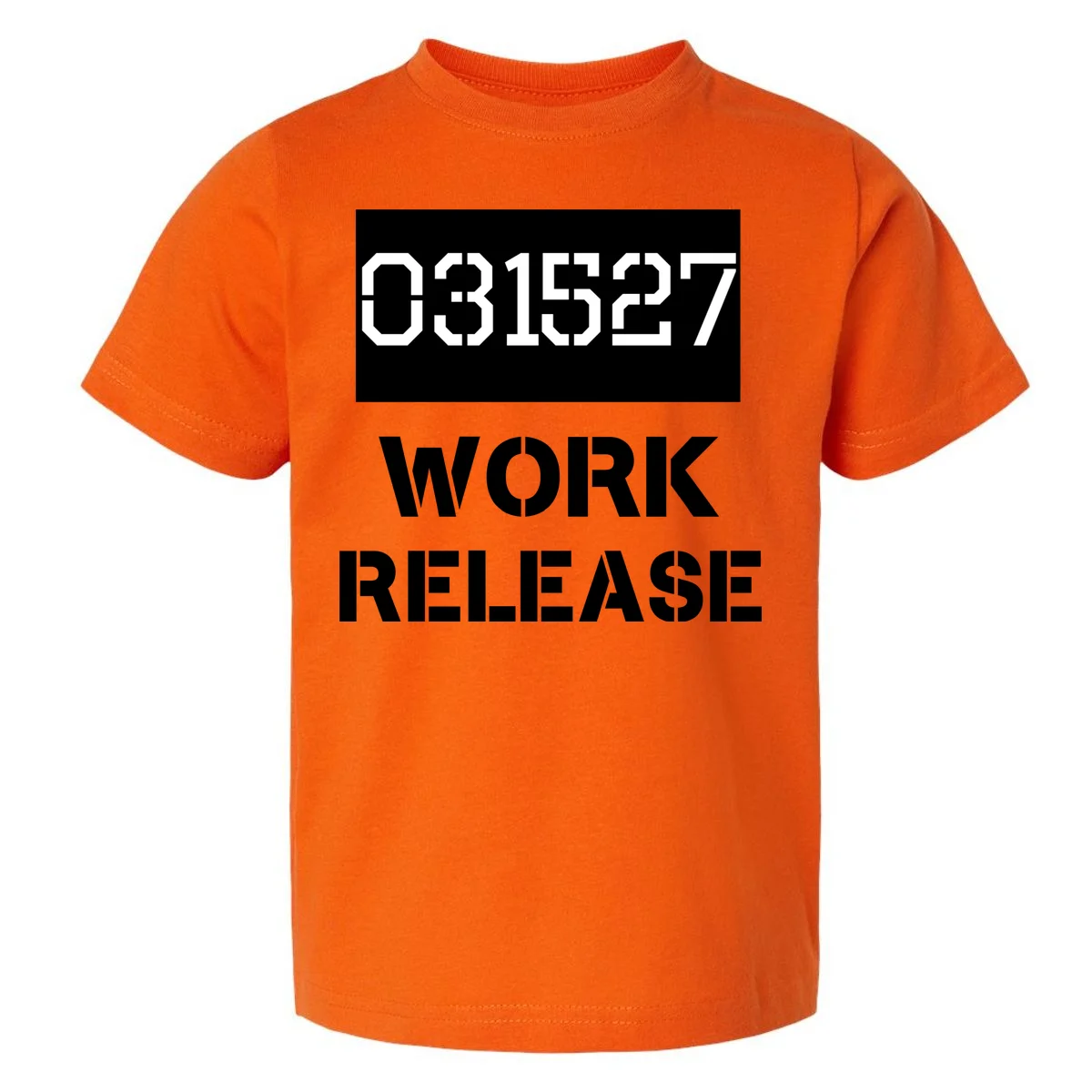 Custom Retirement Date Prisoner Work Release Jail Personalized Toddler T-Shirt - Front
