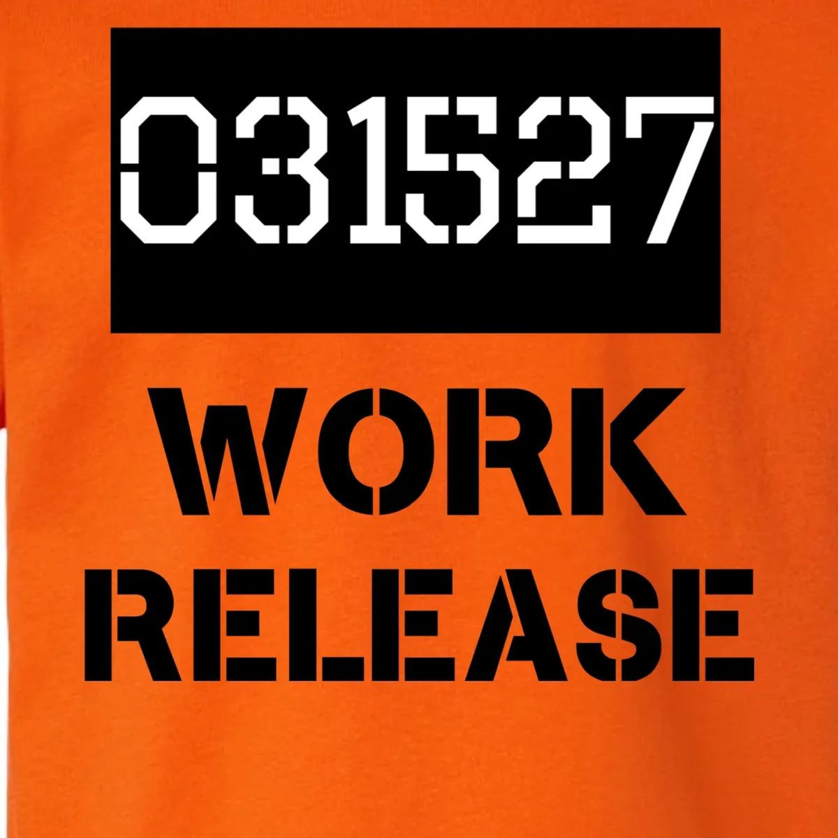 Custom Retirement Date Prisoner Work Release Jail Personalized Toddler T-Shirt - Front - Close-up