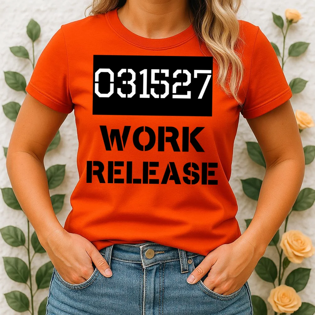 Custom Retirement Date Prisoner Work Release Jail Personalized Women's T-Shirt - Front 1