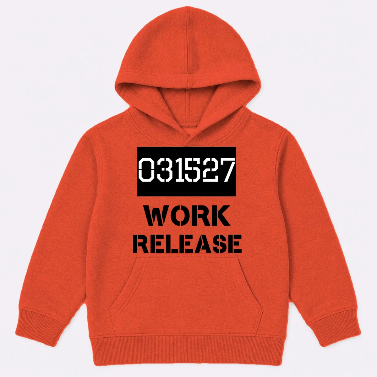 Custom Retirement Date Prisoner Work Release Jail Personalized Kids Hoodie - Front