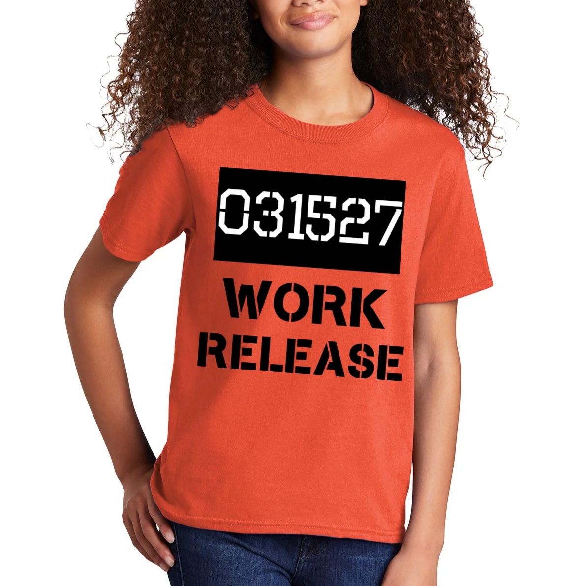 Custom Retirement Date Prisoner Work Release Jail Personalized Kids T-Shirt - Front 1