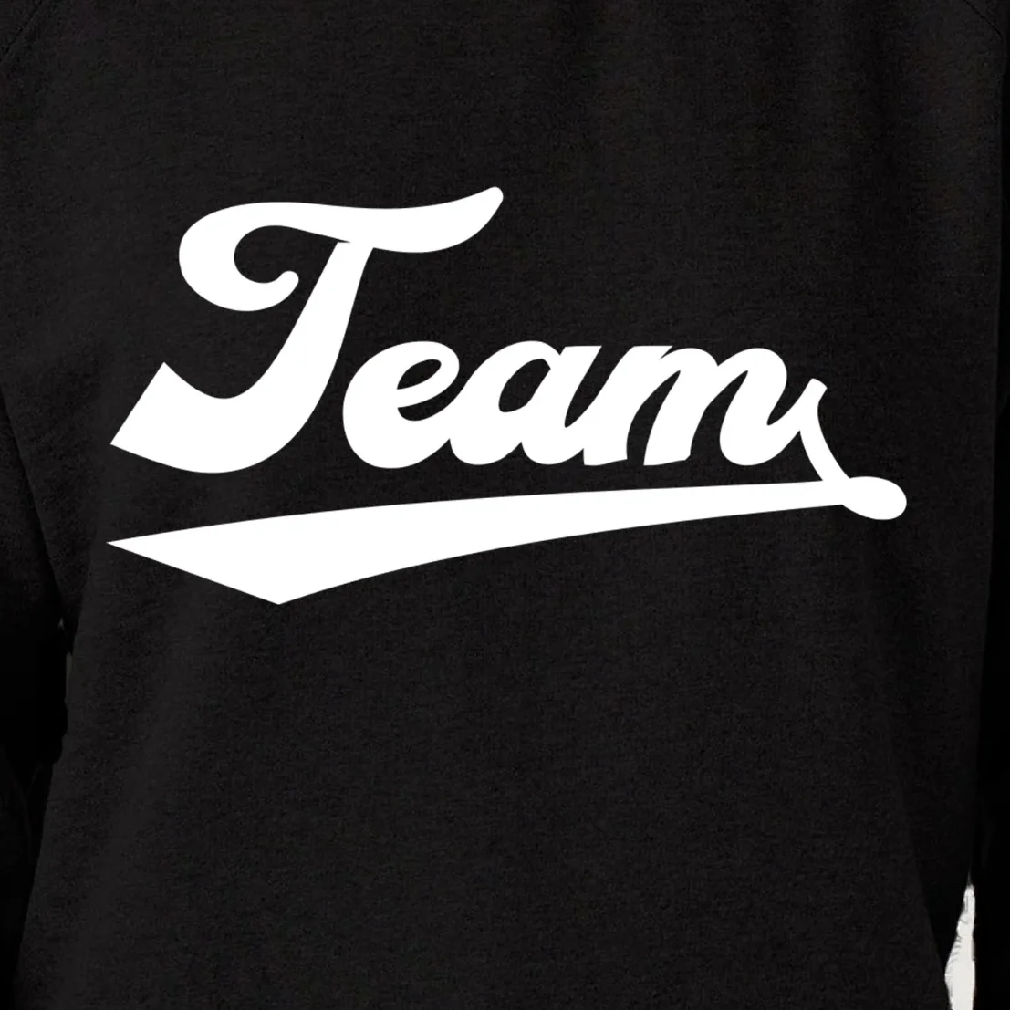 Custom School Mascot Sports Team Logo Spirit Women's Sweatshirt - Front - Close-up