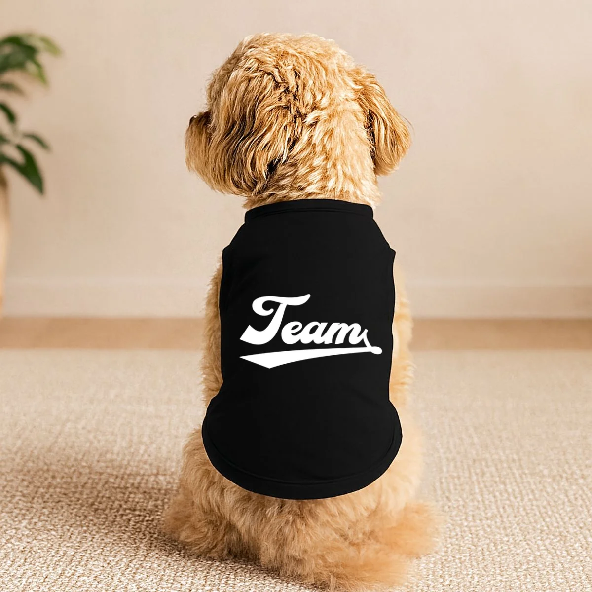 Custom School Mascot Sports Team Logo Spirit Doggie Tank - Front 1