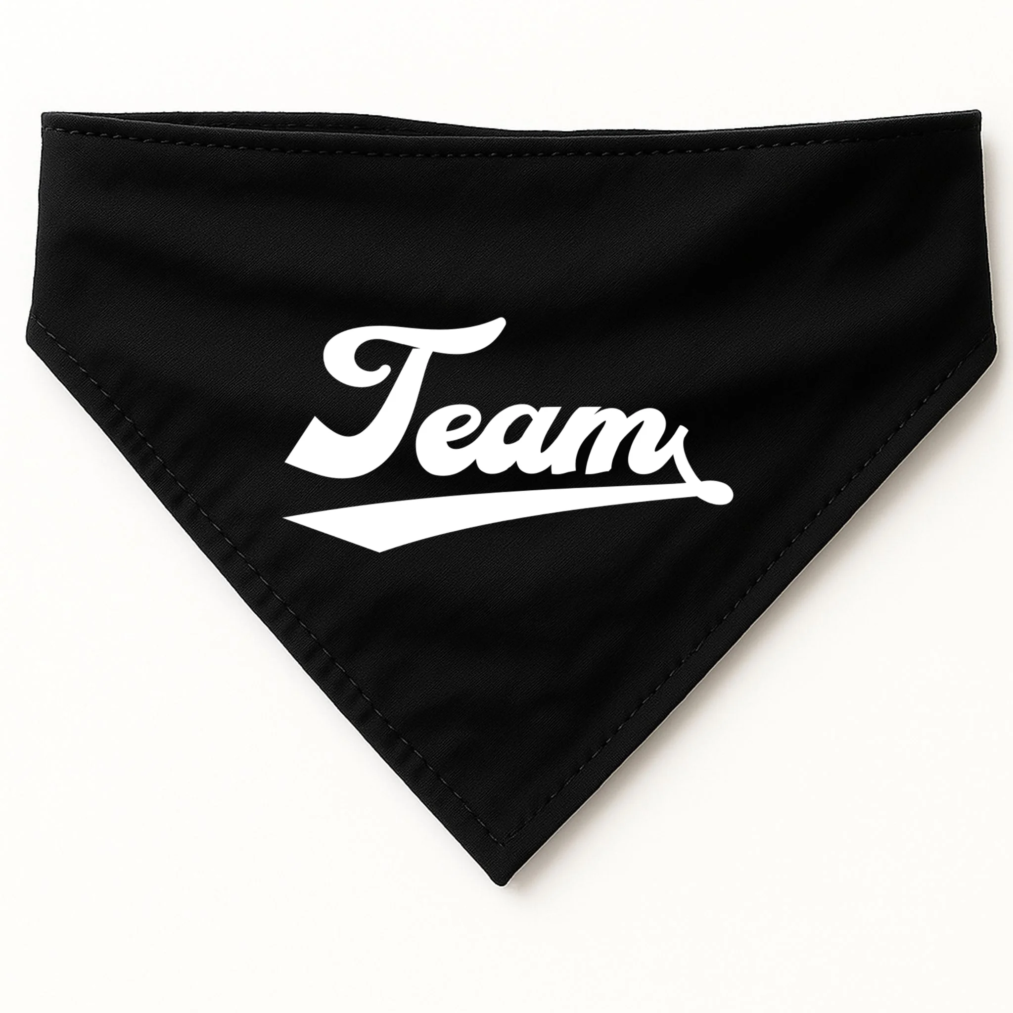 Custom School Mascot Sports Team Logo Spirit Dog Bandana - Front