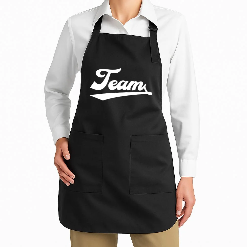Custom School Mascot Sports Team Logo Spirit Apron - Front 1