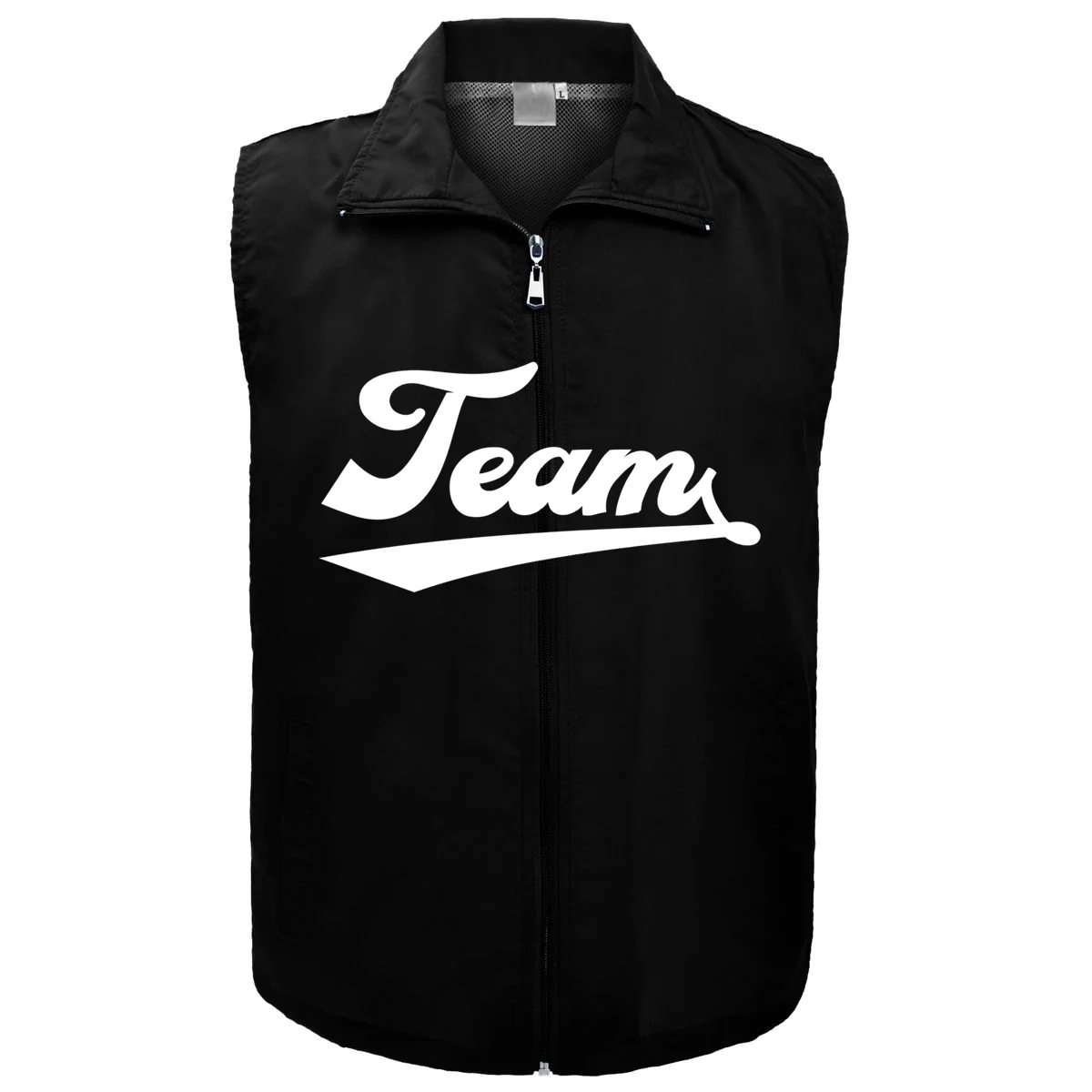 Custom School Mascot Sports Team Logo Spirit Men's Vest - Front