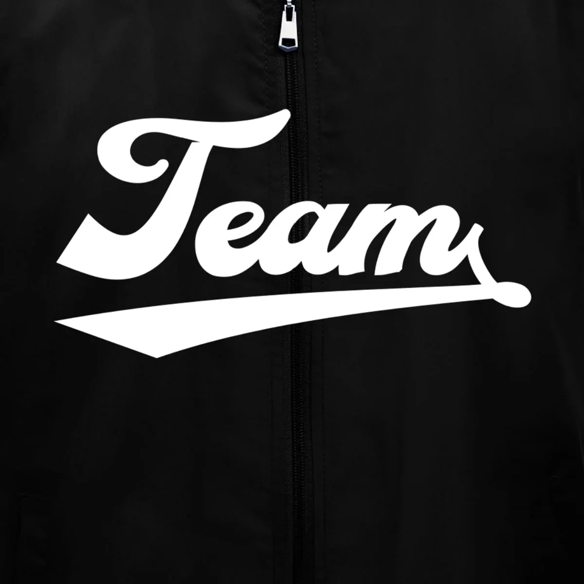 Custom School Mascot Sports Team Logo Spirit Men's Vest - Front - Close-up