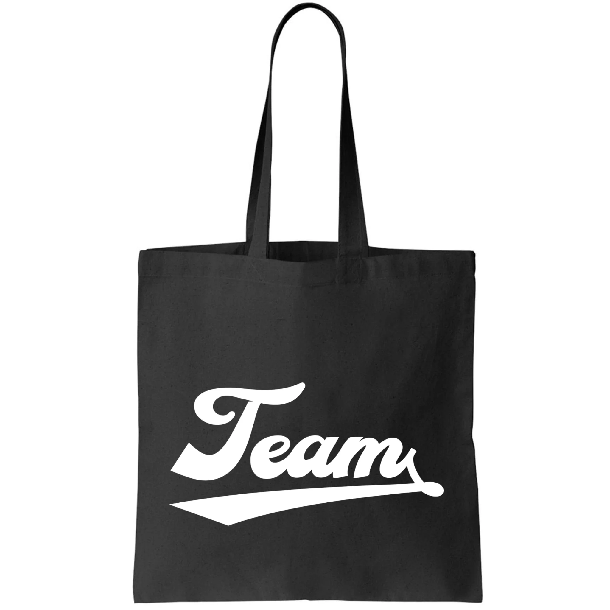 Custom School Mascot Sports Team Logo Spirit Tote Bag - Front