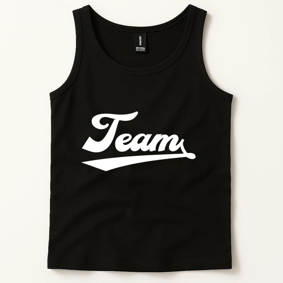 Custom School Mascot Sports Team Logo Spirit Tank Top - Front 1