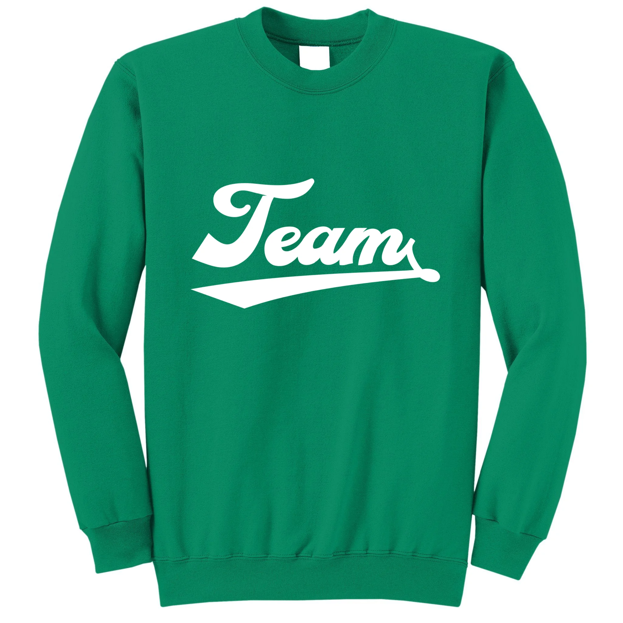 Custom School Mascot Sports Team Logo Spirit Men's Sweatshirt - Front