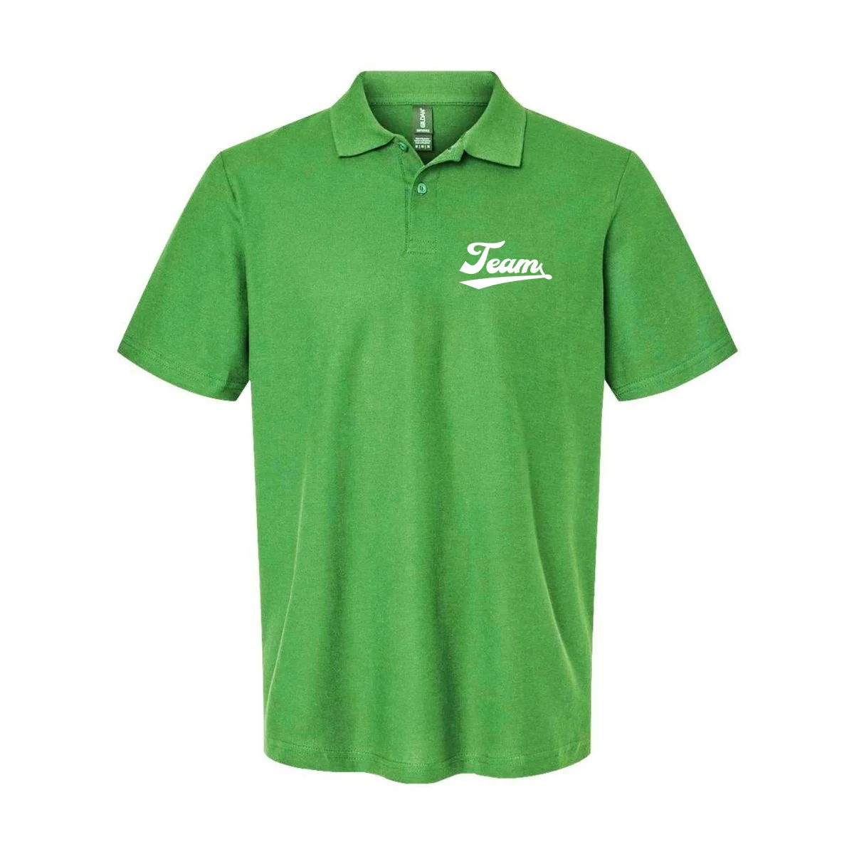 Custom School Mascot Sports Team Logo Spirit Men's Polo - Front