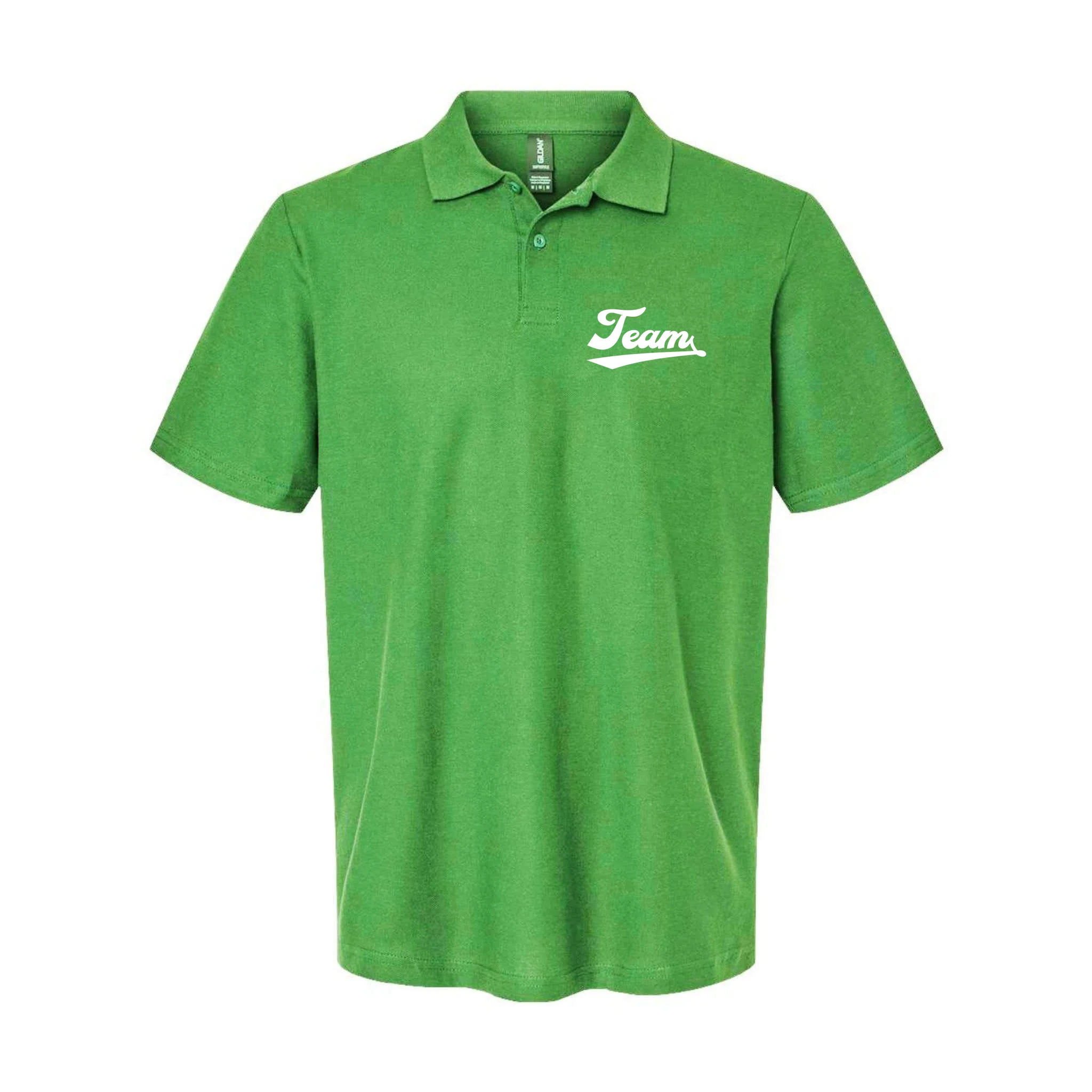 Custom School Mascot Sports Team Logo Spirit Men's Polo - Front