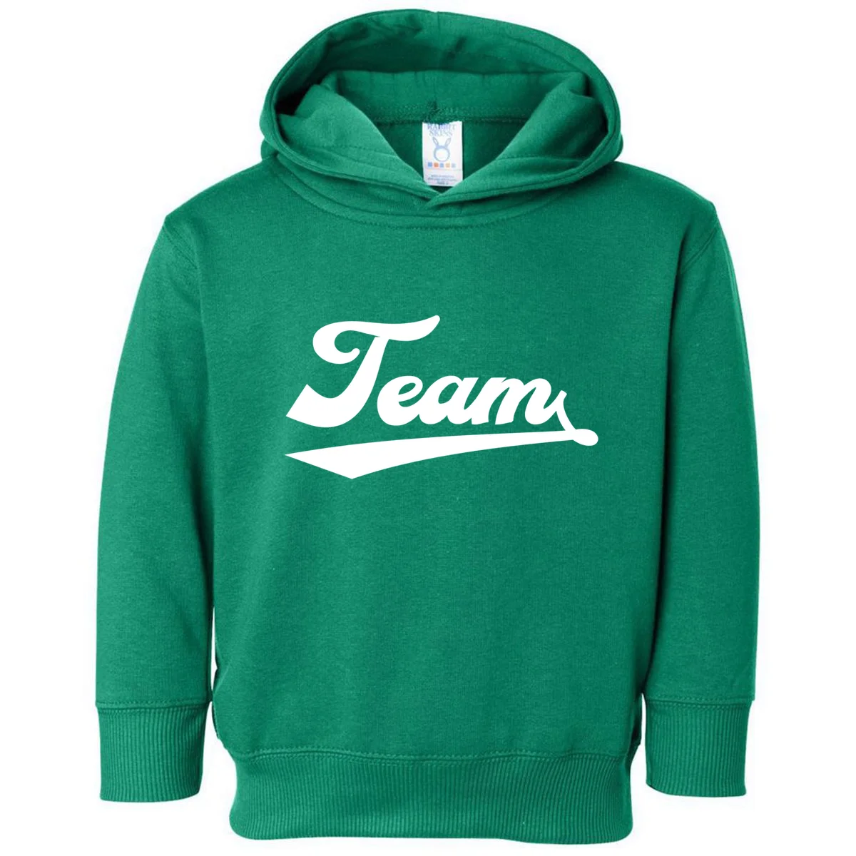 Custom School Mascot Sports Team Logo Spirit Toddler Hoodie - Front