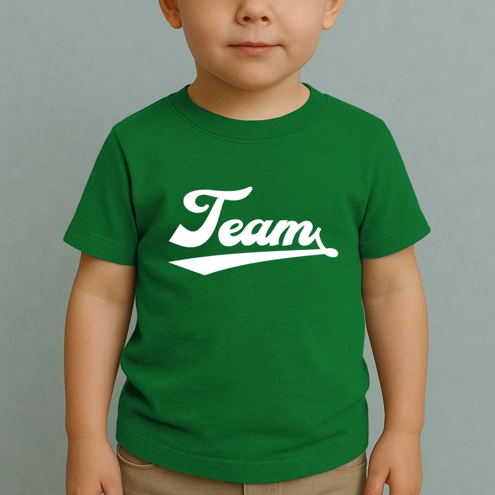 Custom School Mascot Sports Team Logo Spirit Toddler T-Shirt - Front 1