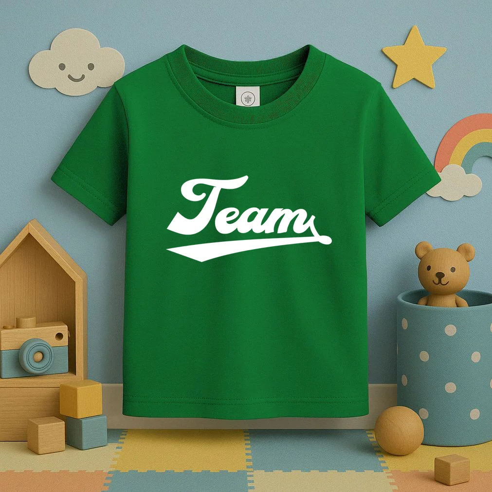 Custom School Mascot Sports Team Logo Spirit Toddler T-Shirt - Front 2