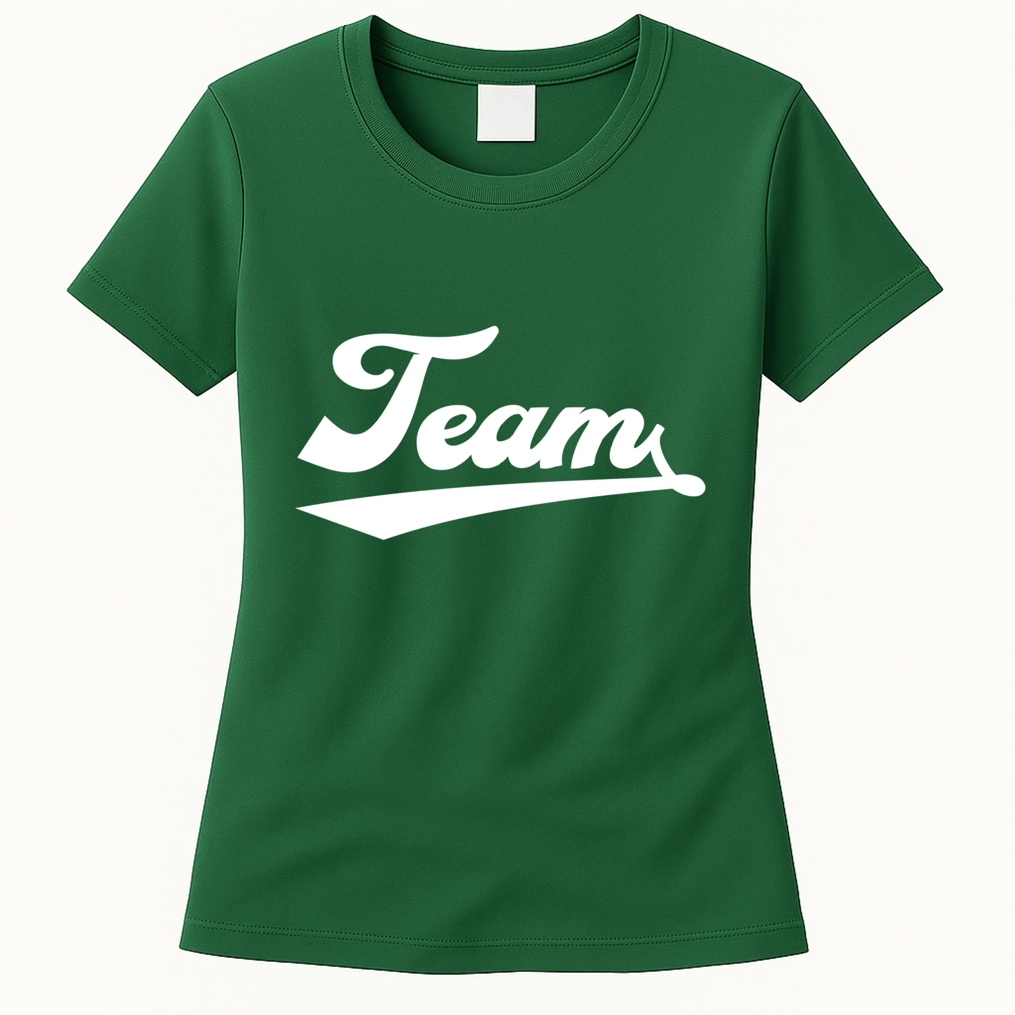 Custom School Mascot Sports Team Logo Spirit Women's T-Shirt - Front