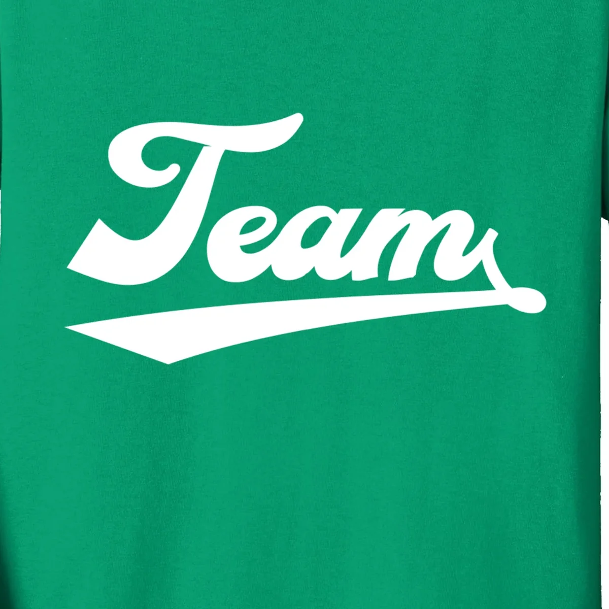 Custom School Mascot Sports Team Logo Spirit Kids Long Sleeve Shirt - Front - Close-up