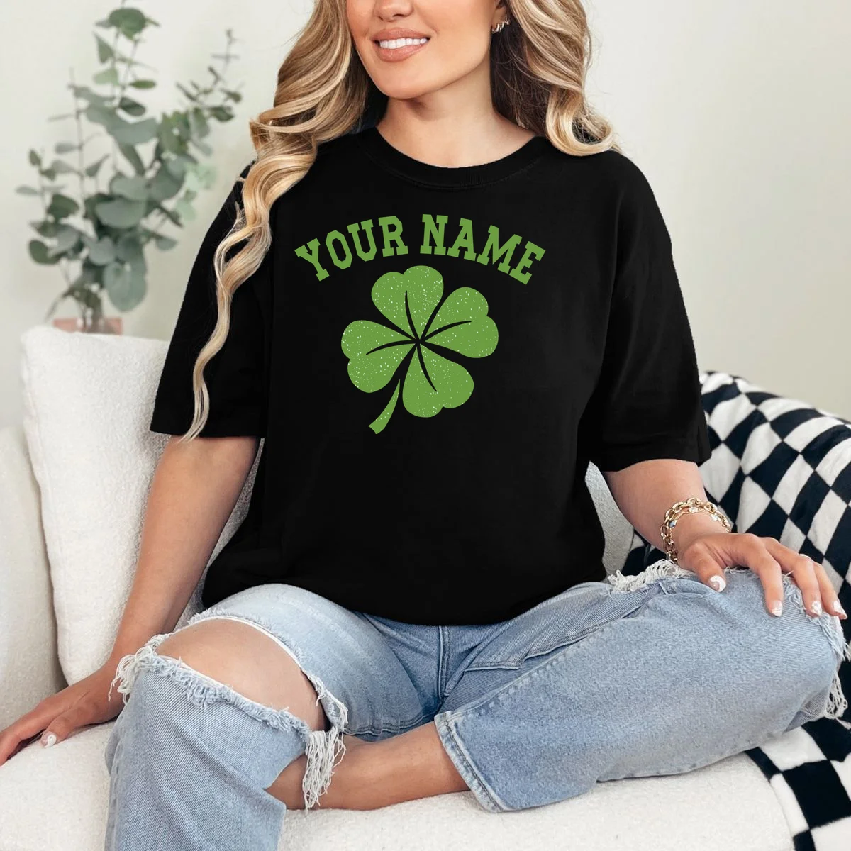 Custom St. Patricks Day T-Shirt - Front 1