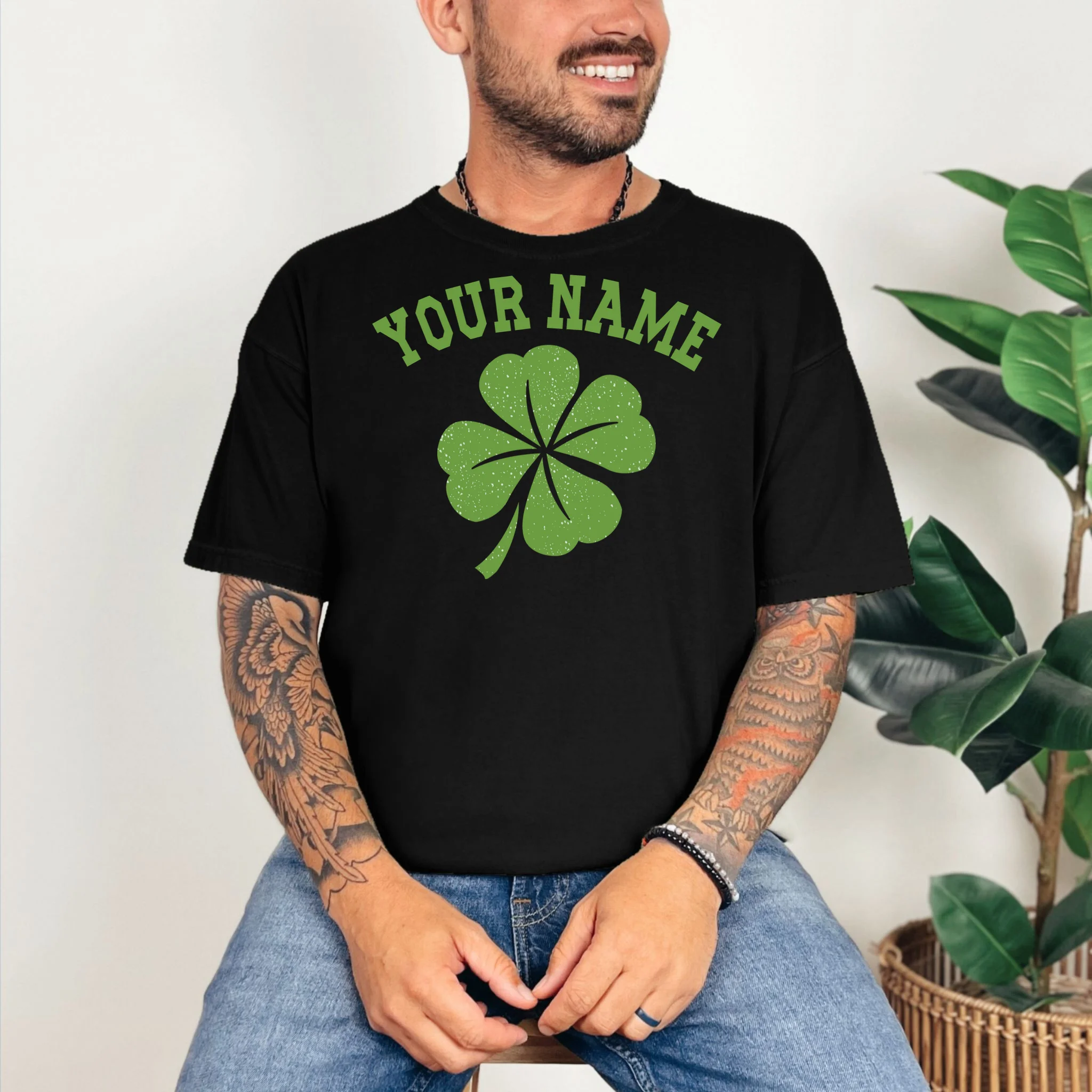Custom St. Patricks Day T-Shirt - Front 2
