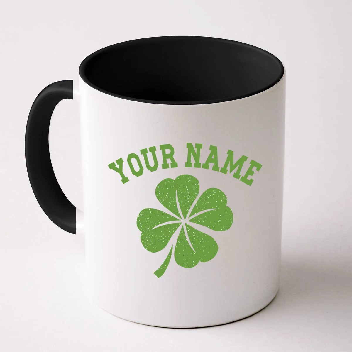 Custom St. Patricks Day Coffee Mug - Front