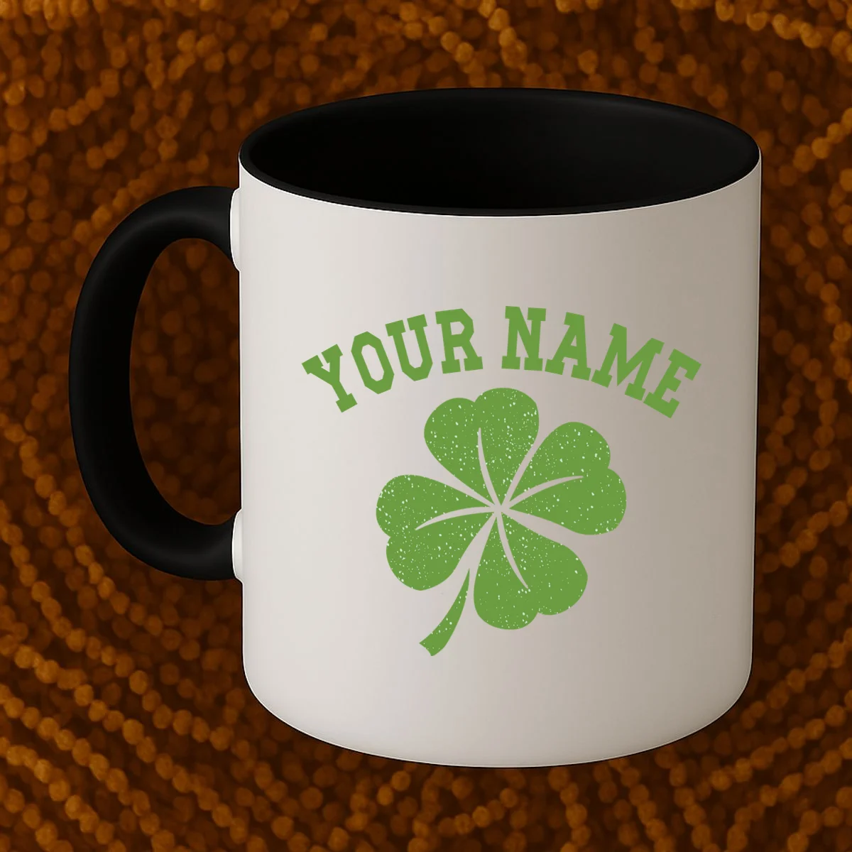 Custom St. Patricks Day Coffee Mug - Front 1