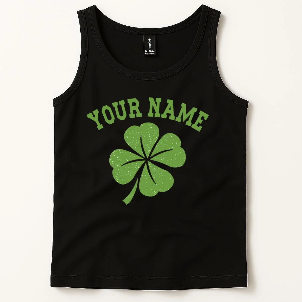 Custom St. Patricks Day Tank Top - Front 1
