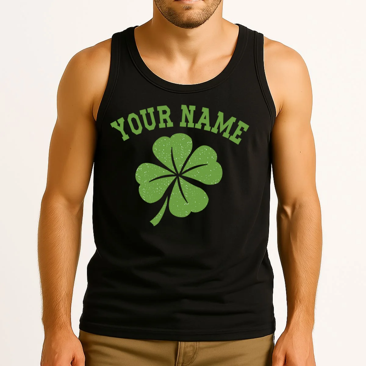 Custom St. Patricks Day Tank Top - Front 2