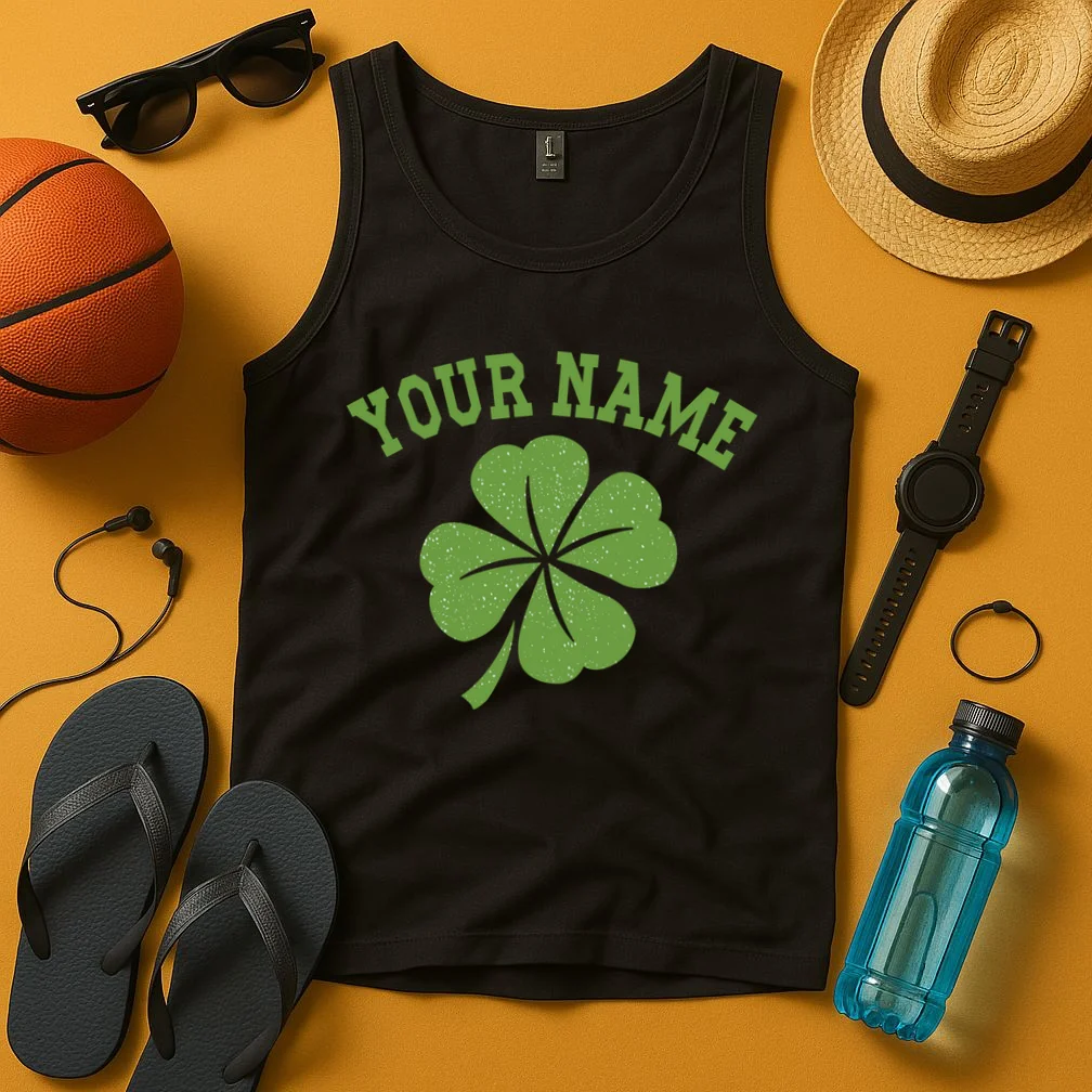Custom St. Patricks Day Tank Top - Front 3