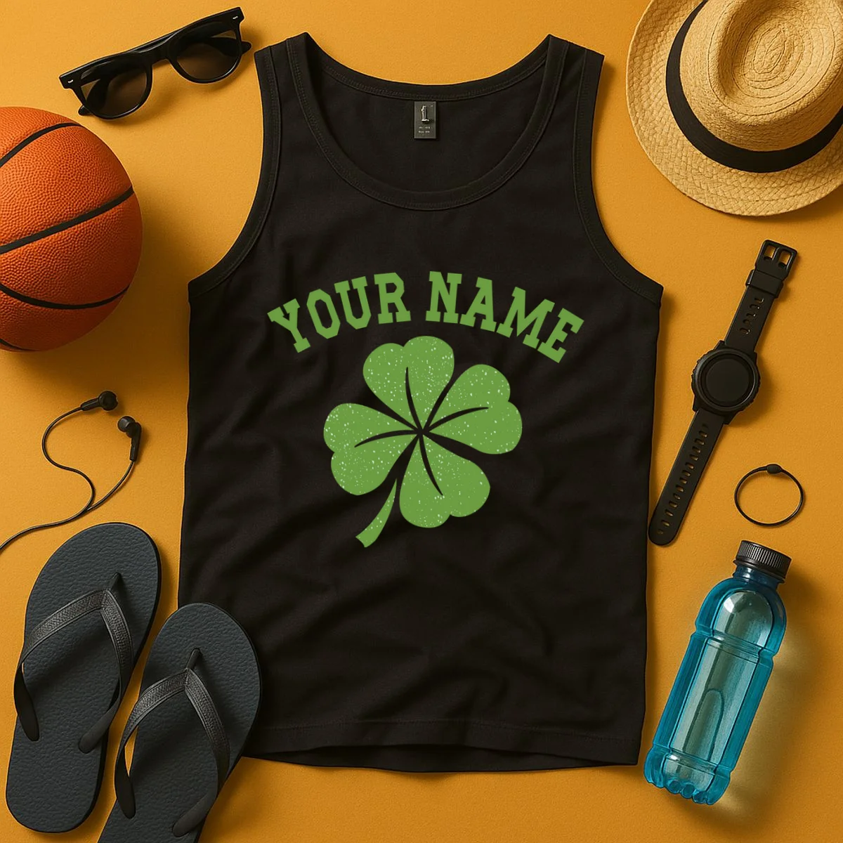 Custom St. Patricks Day Tank Top - Front 3