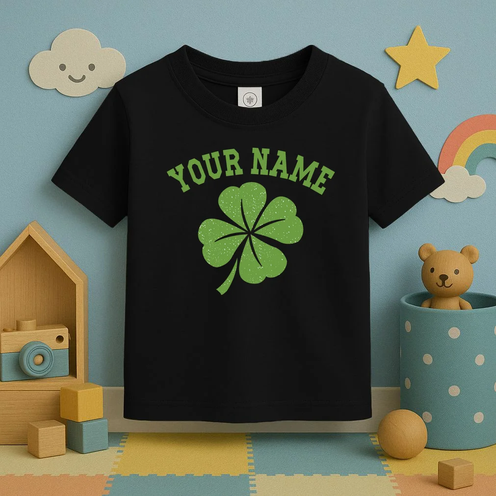 Custom St. Patricks Day Toddler T-Shirt - Front 2