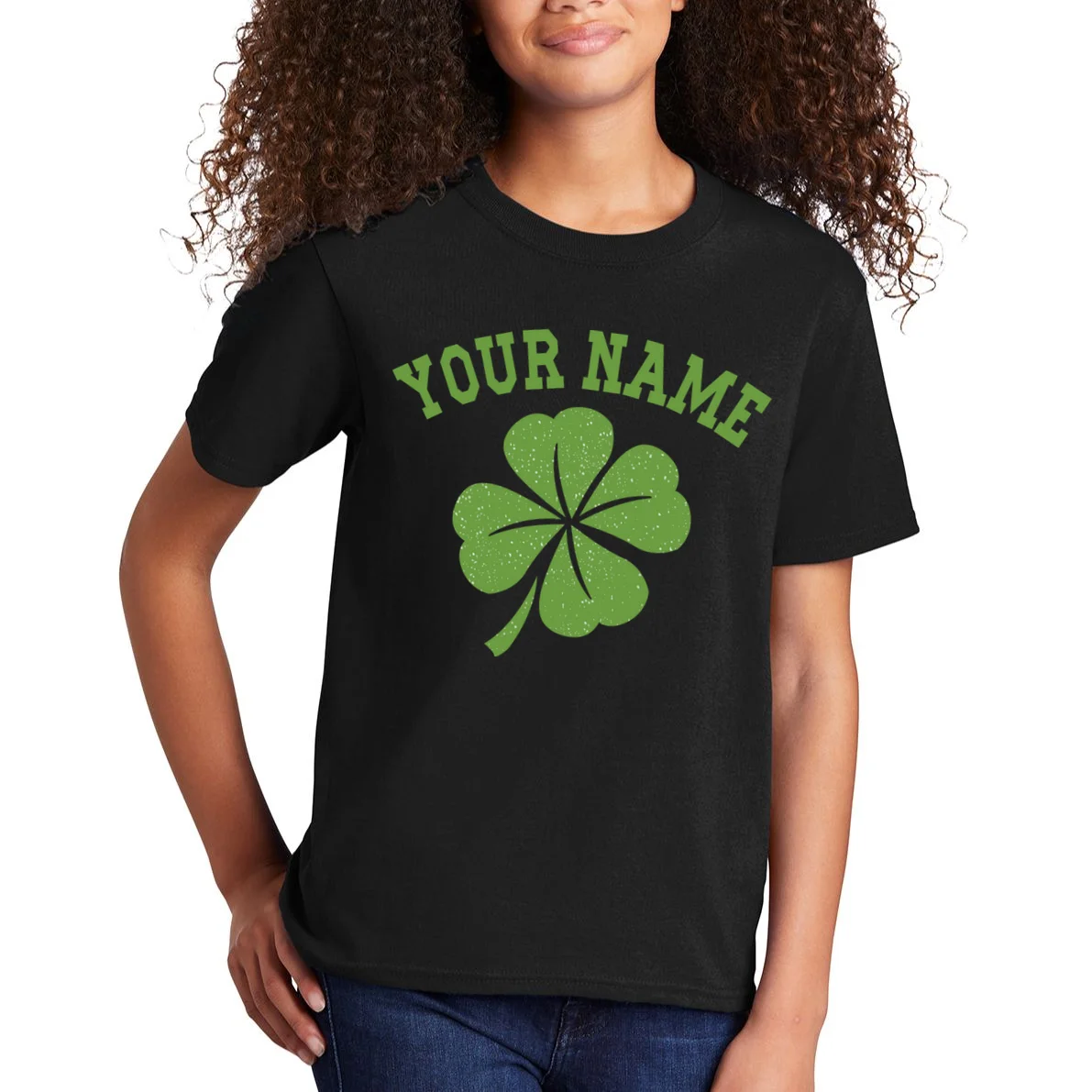 Custom St. Patricks Day Kids T-Shirt - Front 1