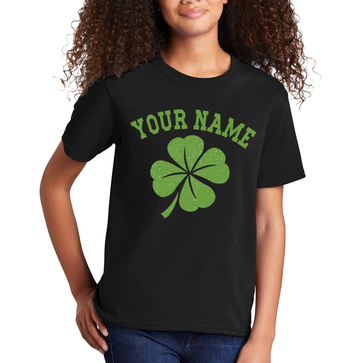 Custom St. Patricks Day Kids T-Shirt - Front 1