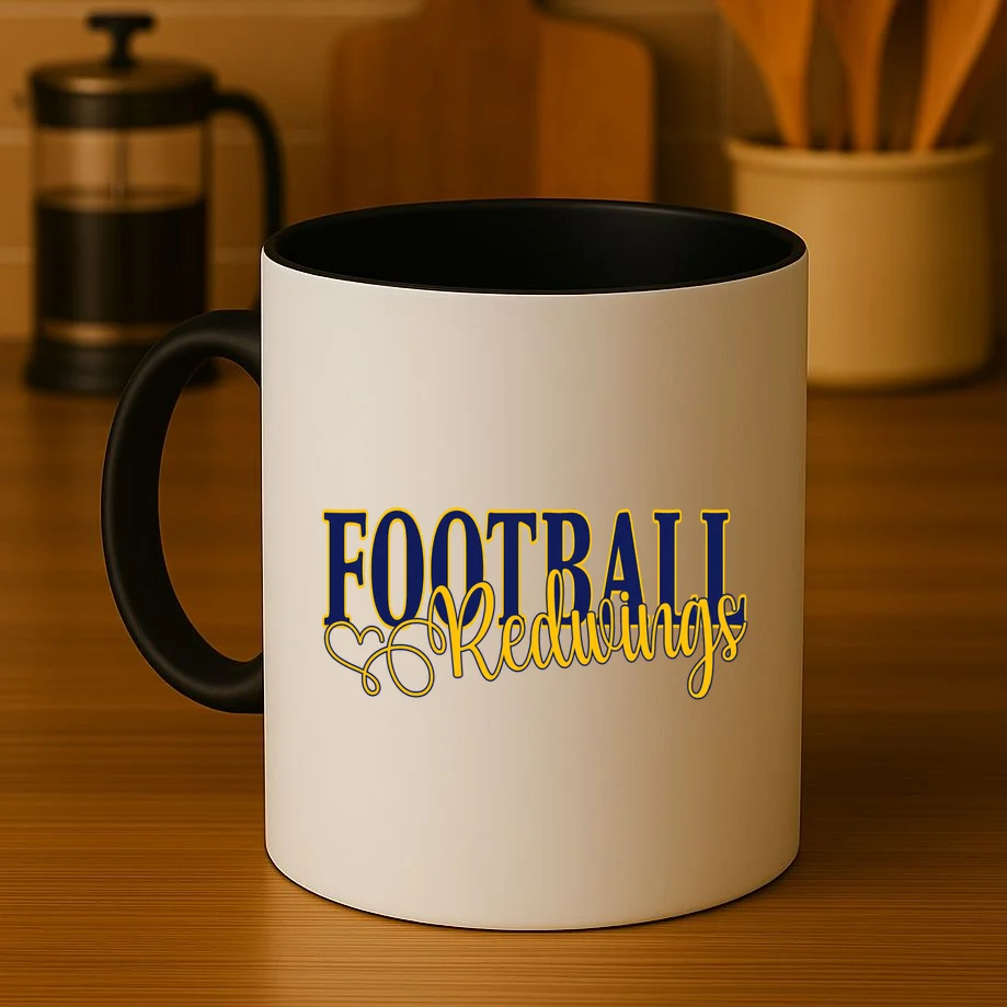 Custom Game Team Personalized Mascot Name Sports Spirit Mug - Front 3