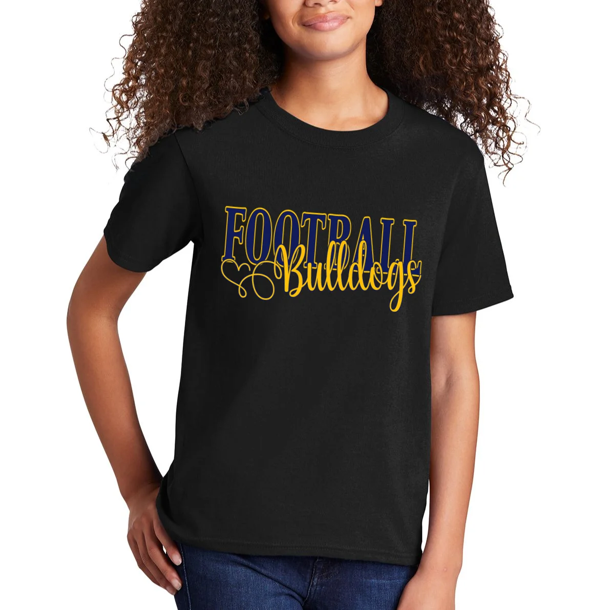 Custom Soccer Team Shirt – Personalized Football Name Design Kids T-Shirt - Front 1