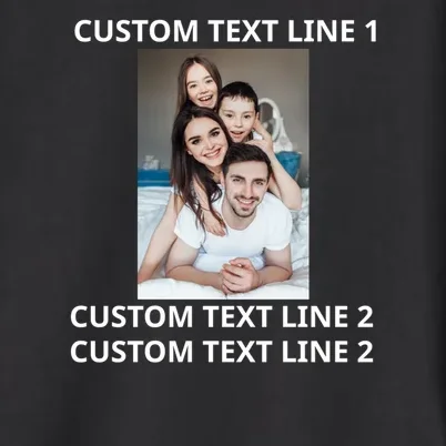 Custom Text And Photo Personalized Men's Button Up - Front - Close-up